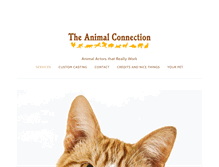 Tablet Screenshot of animal-connection.com